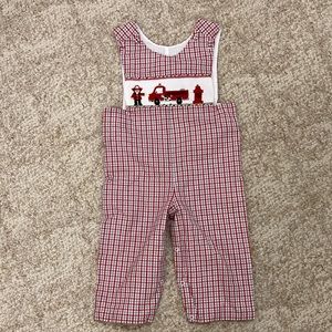 Boy smock overalls